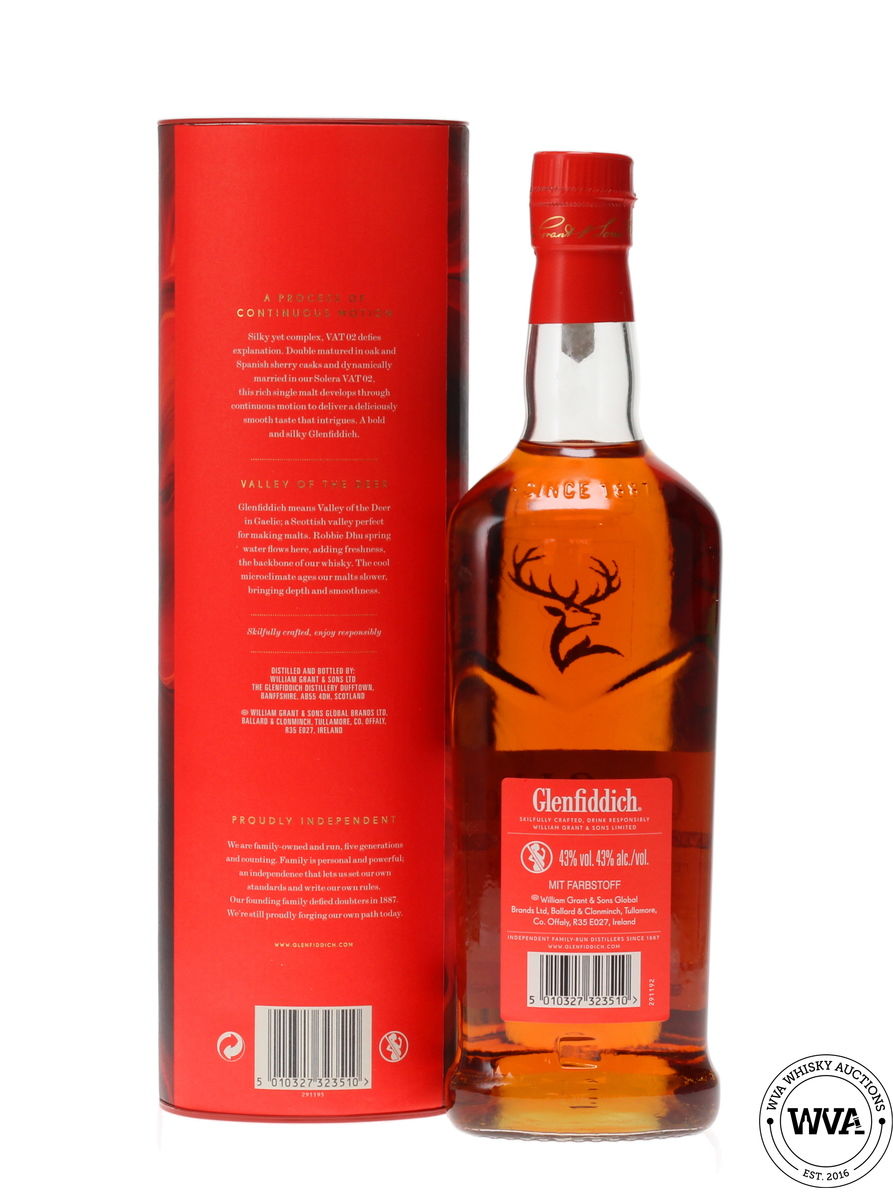 GLENFIDDICH - PERPETUAL COLLECTION - VAT 02 TRAVEL RETAIL EXCLUSIVE