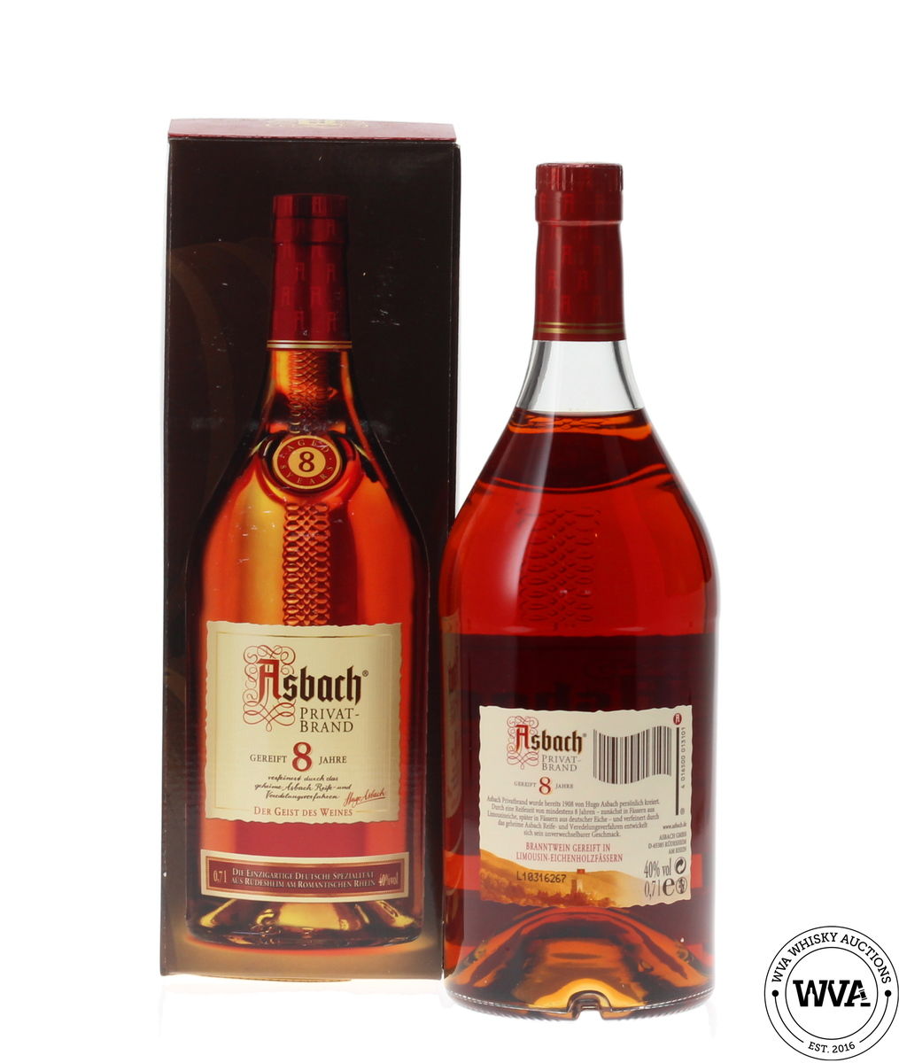 ASBACH 8 YEAR OLD PRIVAT-BRAND 
