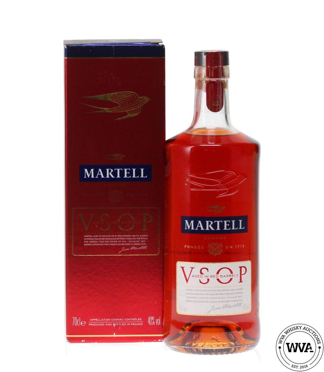 MARTELL V.S.O.P COGNAC AGED IN RED BARRELS