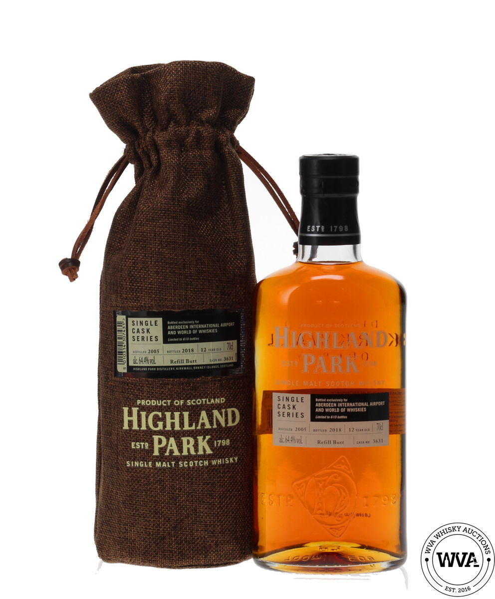 HIGHLAND PARK 12 YEAR OLD 2005 - SINGLE CASK SERIES - ABERDEEN AIRPORT