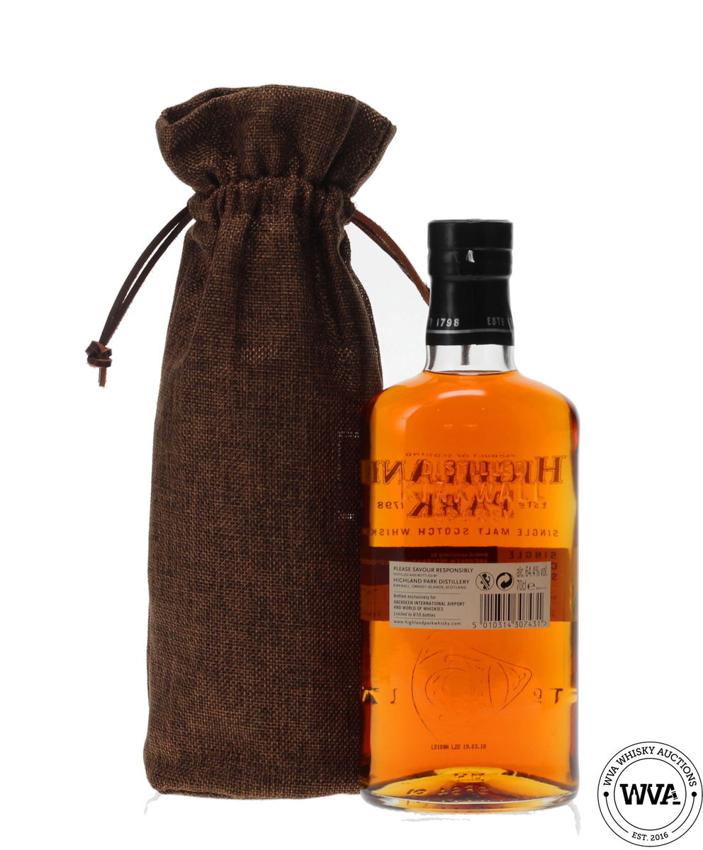 HIGHLAND PARK 12 YEAR OLD 2005 - SINGLE CASK SERIES - ABERDEEN AIRPORT