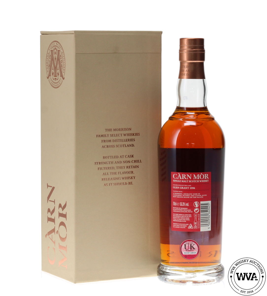 GLEN GRANT 1996 27 YEAR OLD #79716 - CARN MOR CELEBRATION OF THE CASK