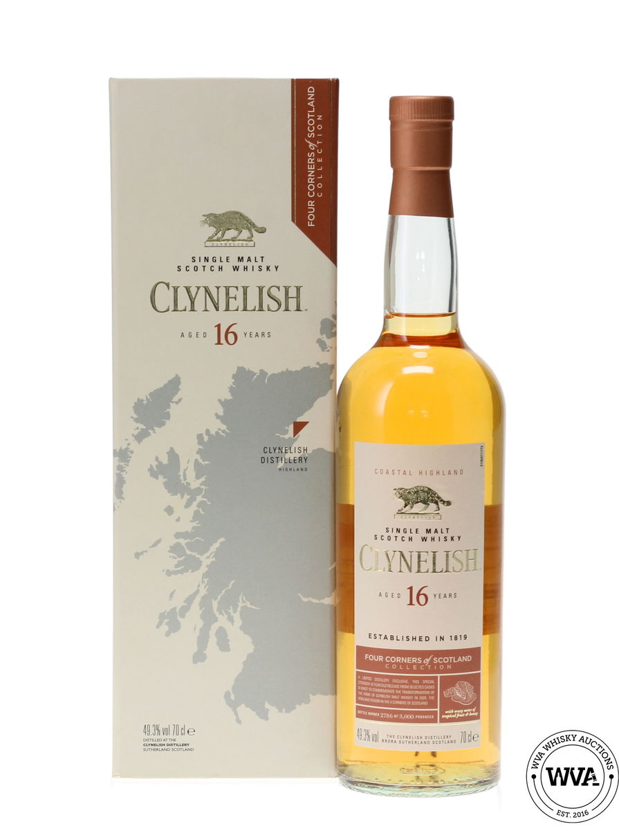 CLYNELISH 16 YEAR OLD - FOUR CORNERS OF SCOTLAND COLLECTION