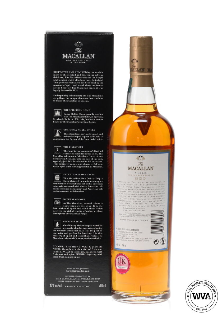 MACALLAN 12 YEAR OLD FINE OAK - NICK VEASEY