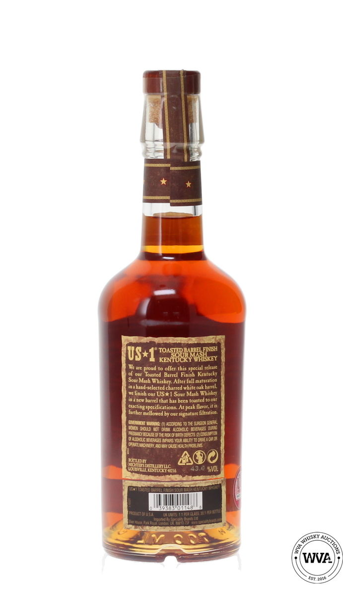 MICHTERS US*1 TOASTED BARREL FINISH LIMITED RELEASE