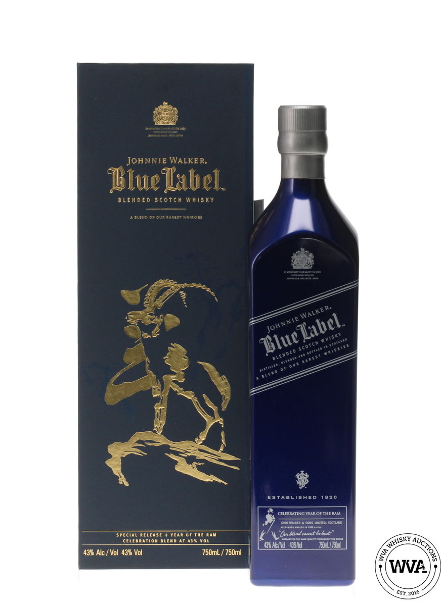JOHNNIE WALKER BLUE LABEL - YEAR OF THE RAM