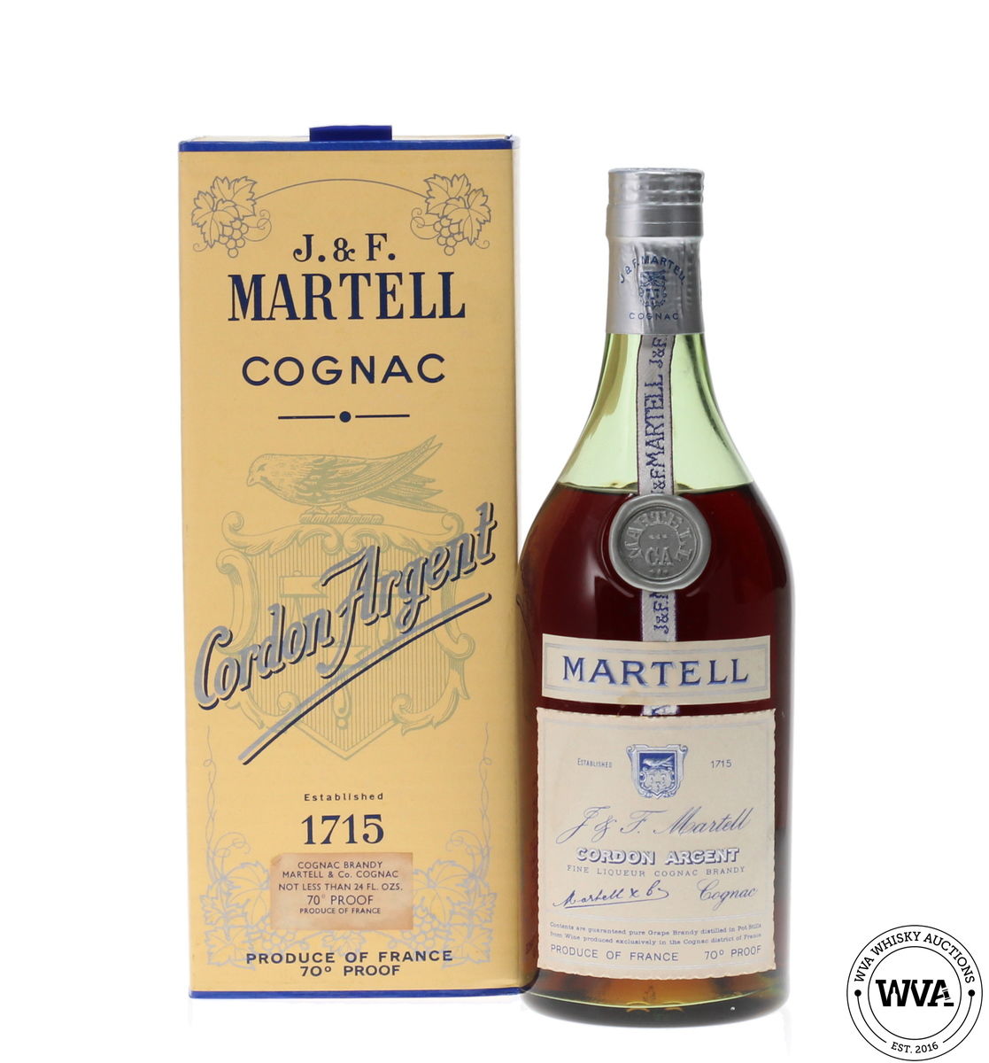MARTELL CORDON ARGENT 1970'S