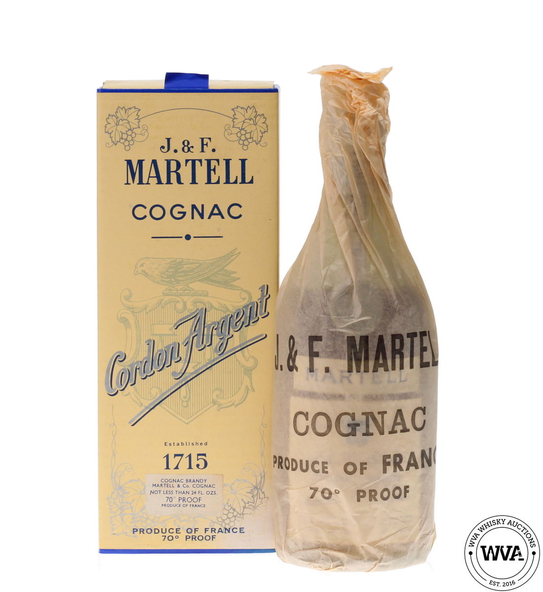 MARTELL CORDON ARGENT 1970'S