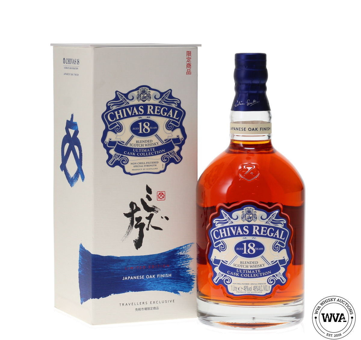 CHIVAS REGAL 18 YEAR OLD - JAPANESE OAK FINISH ULTIMATE CASK COLLECTION