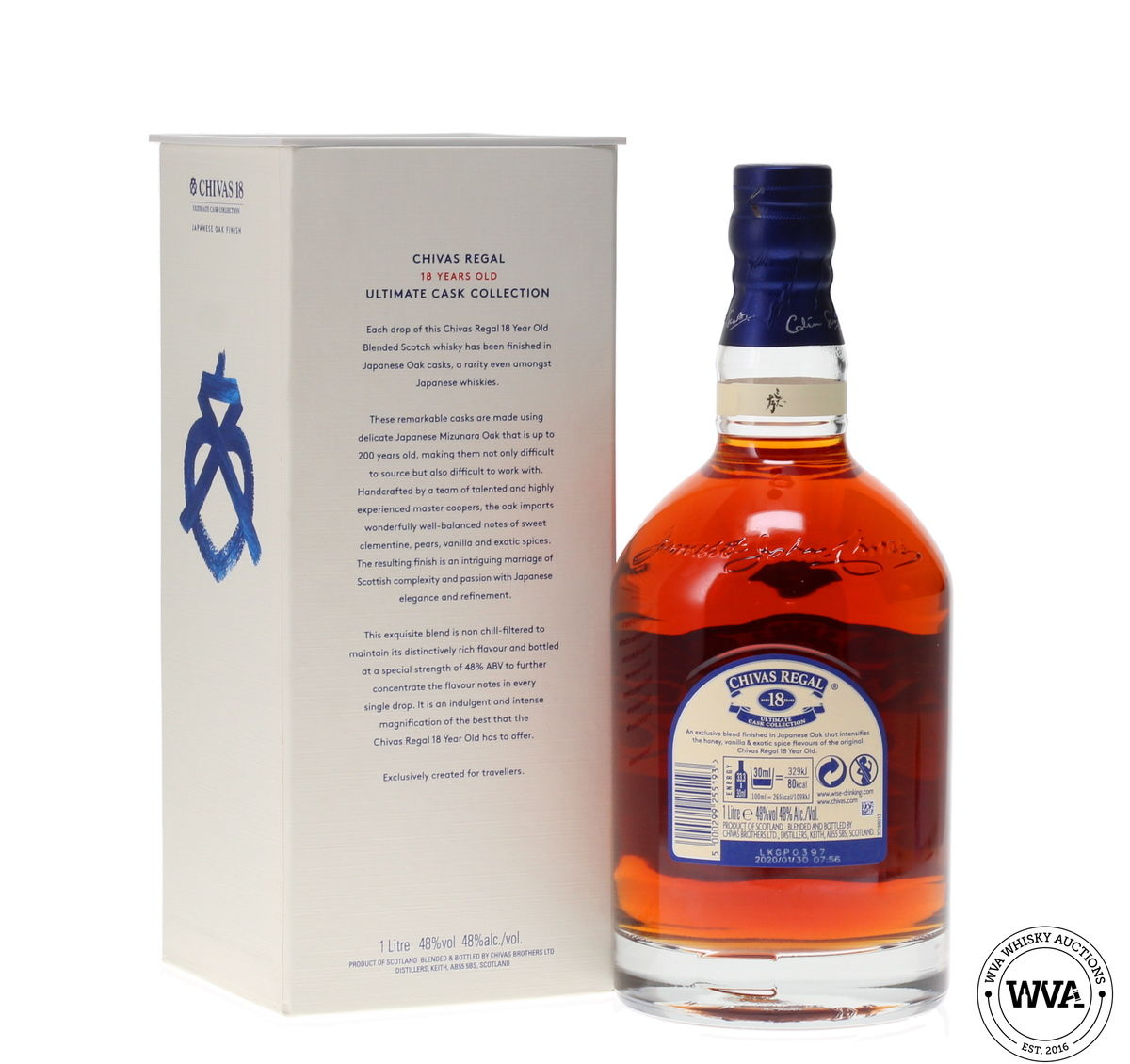 CHIVAS REGAL 18 YEAR OLD - JAPANESE OAK FINISH ULTIMATE CASK COLLECTION