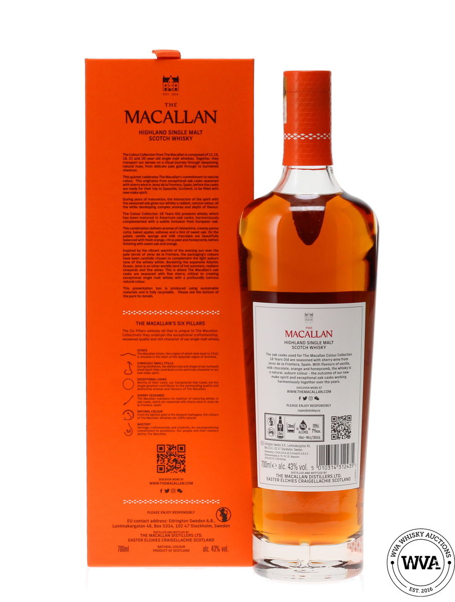 MACALLAN 18 YEAR OLD COLOUR COLLECTION