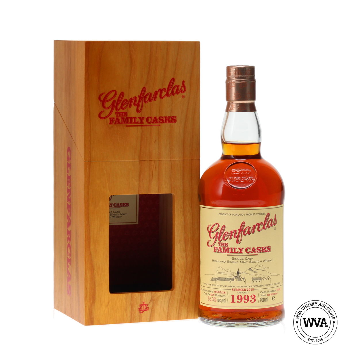 GLENFARCLAS 1993 FAMILY CASK #1598