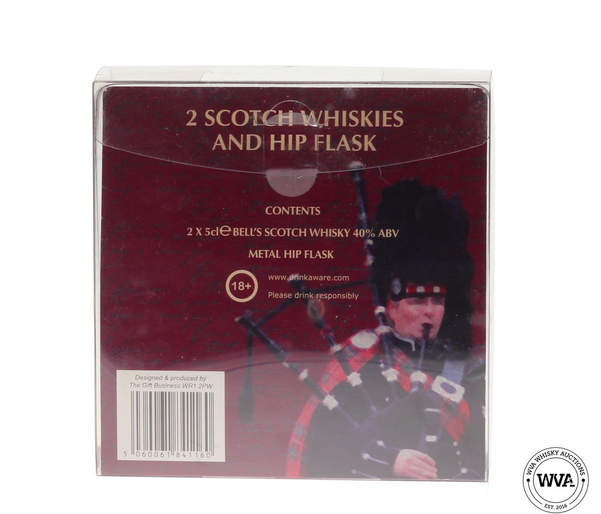 BELLS WHISKY MINIATURES & HIP FLASK