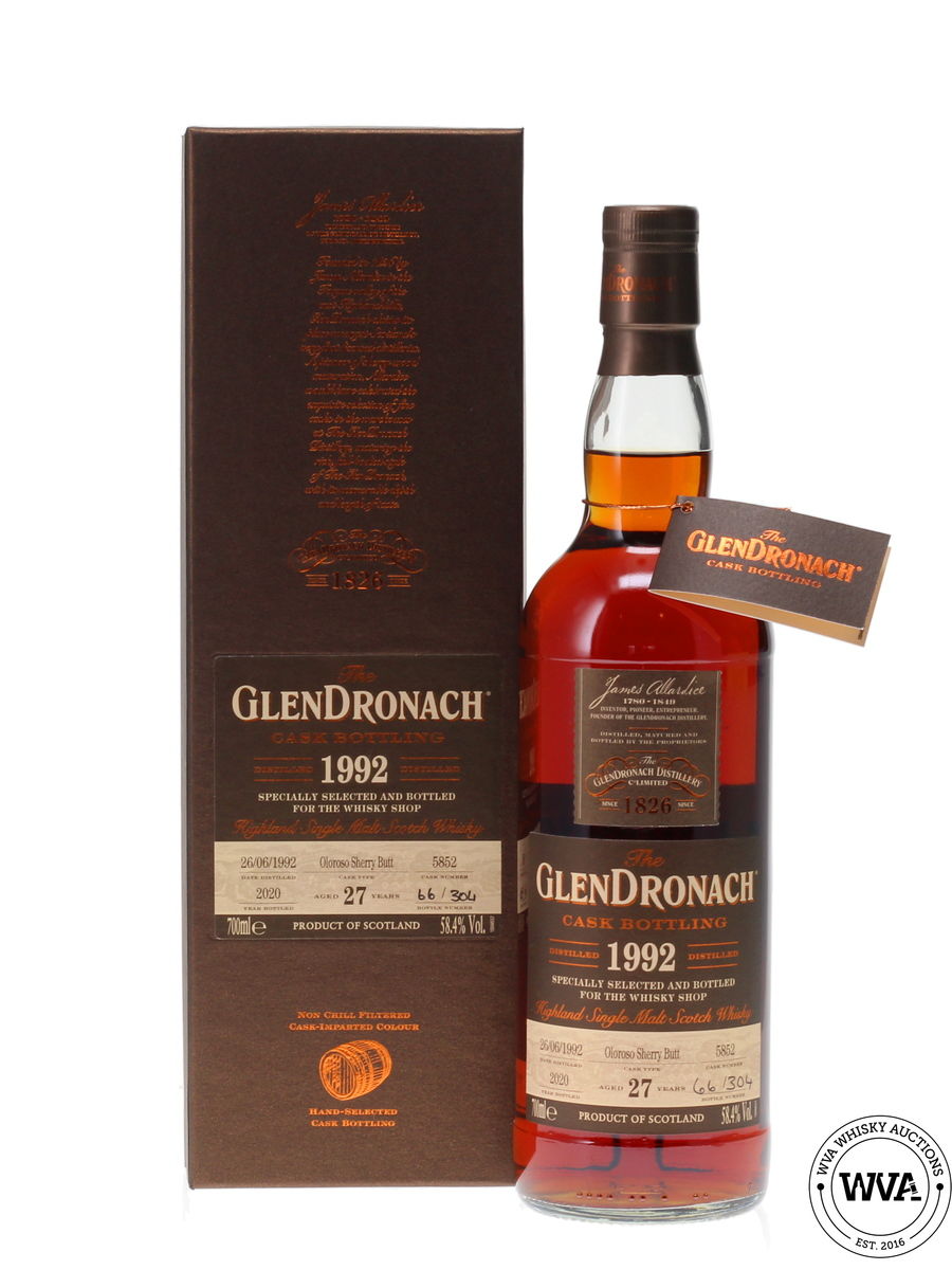 GLENDRONACH 27 YEAR OLD 1992 SINGLE CASK #5852