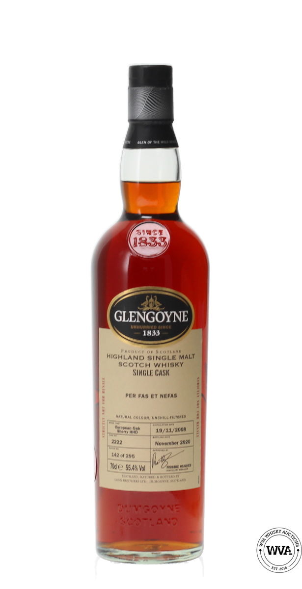GLENGOYNE 12 YEAR OLD PRIVATE CASK - EUROPEAN SHERRY OAK #2222