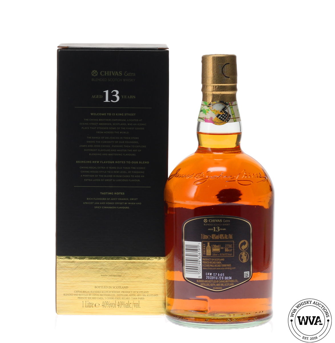 CHIVAS REGAL EXTRA 13 YEAR OLD - AMERICAN RYE CASK