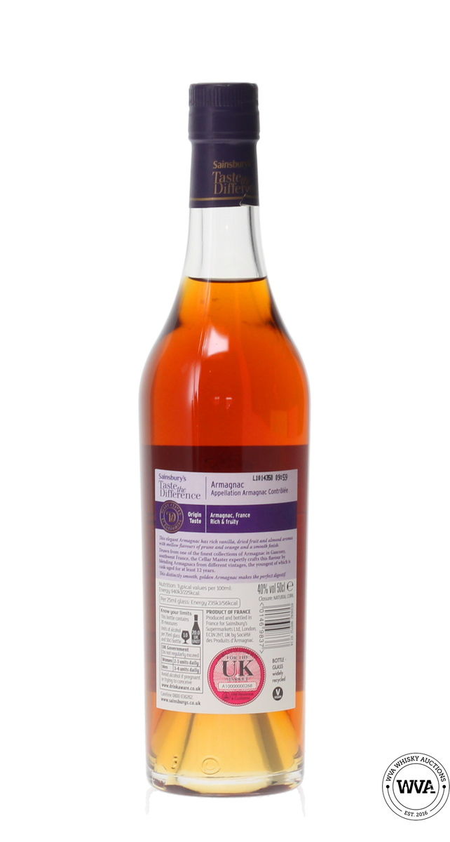 ARMAGNAC EXTRA 12 YEAR OLD