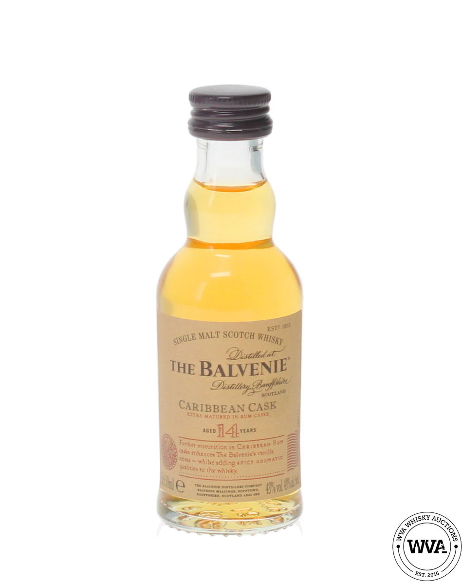 BALVENIE 14 YEAR OLD CARIBBEAN CASK MINIATURE