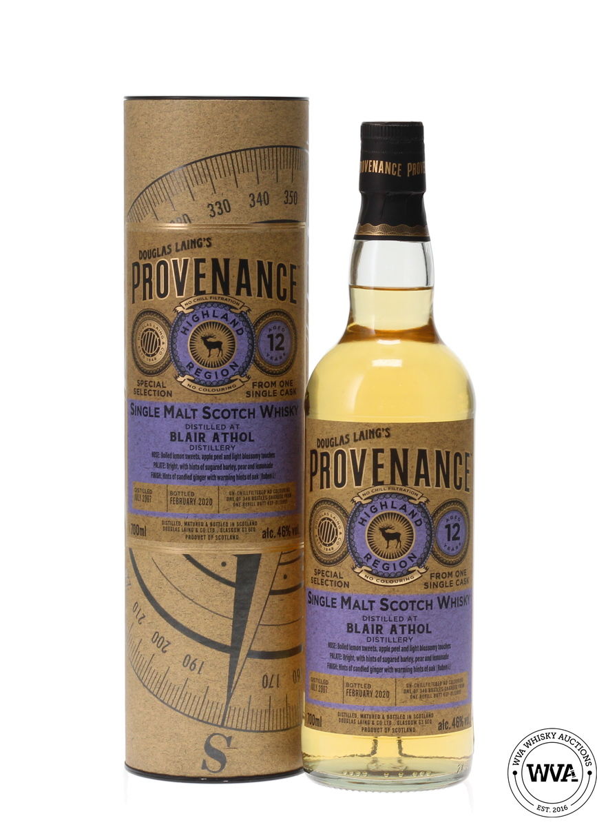 BLAIR ATHOL 12 YEAR OLD 2007 #13895 PROVENANCE