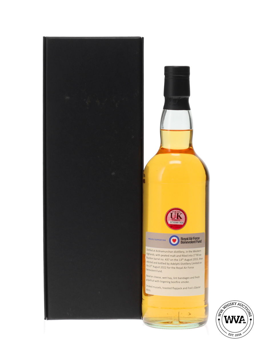 ARDNAMURCHAN 7 YEAR OLD 2015 - ADELPHI SELECTION - RAF BENEVOLENT FUND
