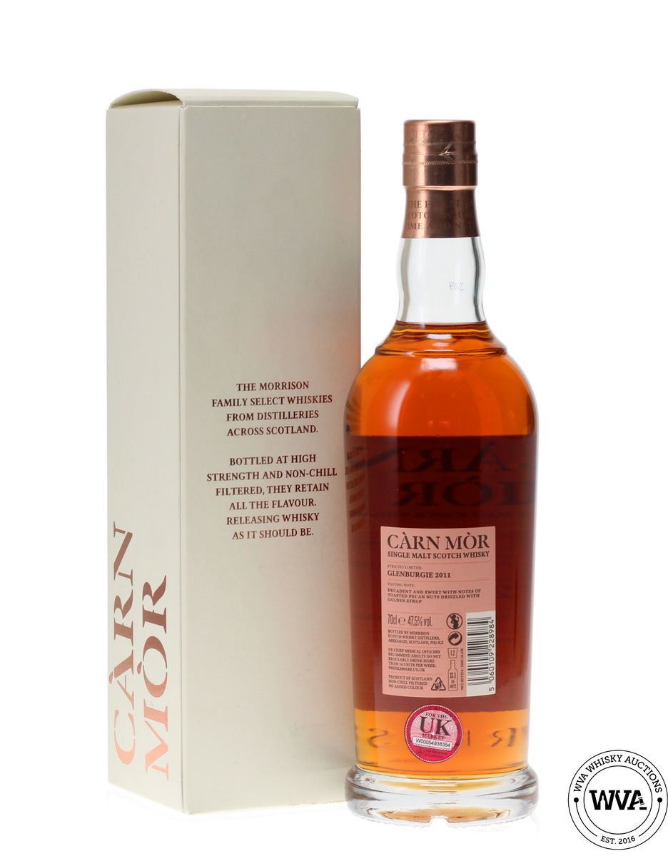 GLENBURGIE 10 YEAR OLD 2011 - CARN MOR STRICTLY LIMITED SERIES