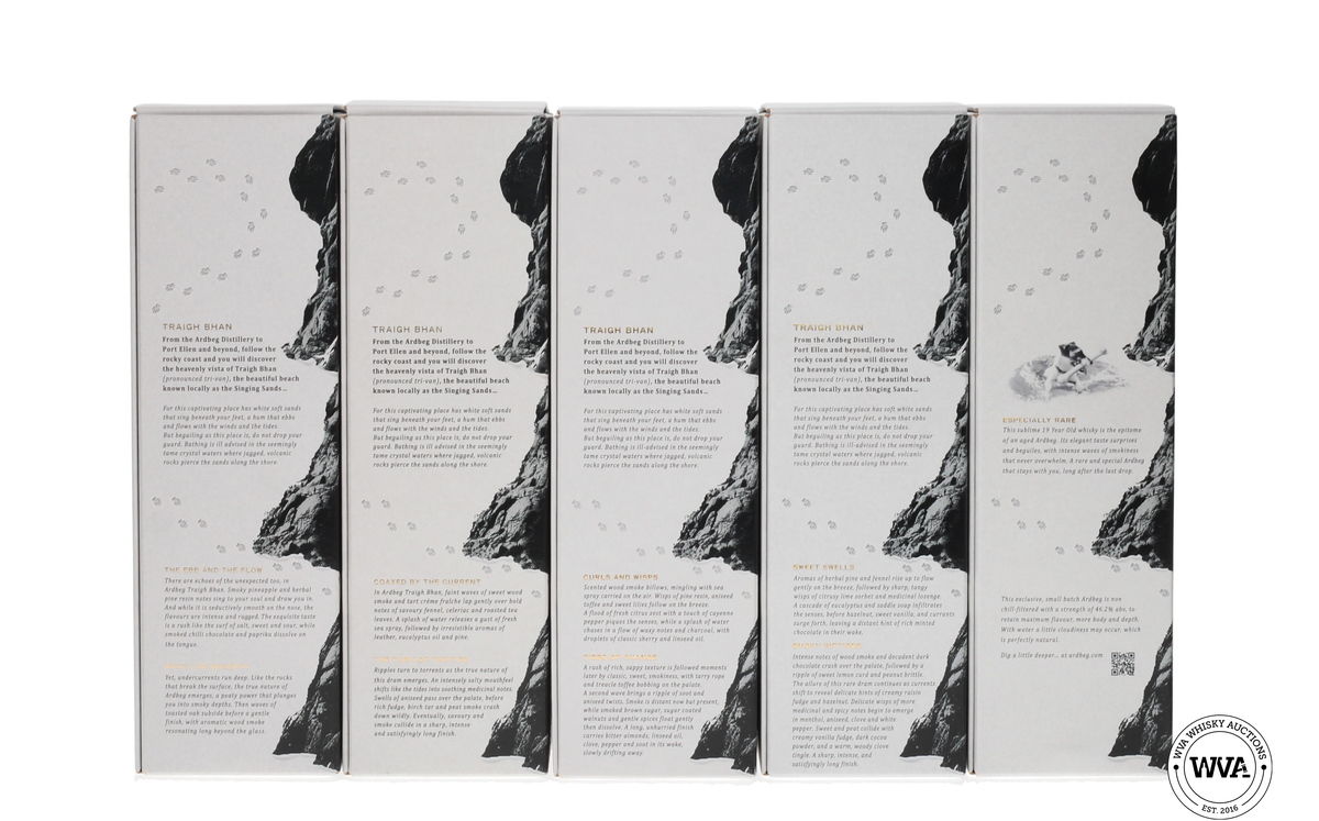 ARDBEG 19 YEAR OLD TRAIGH BHAN SET 1-5