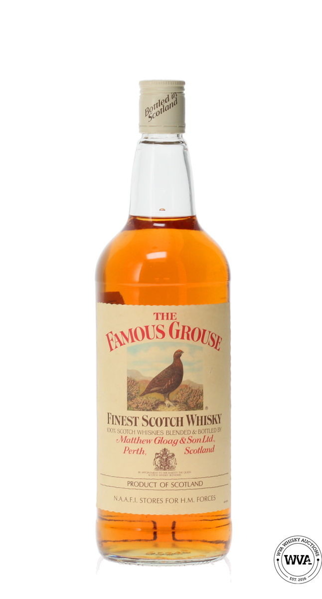 FAMOUS GROUSE 1 LITRE - NAAFI STORES FOR H.M FORCES