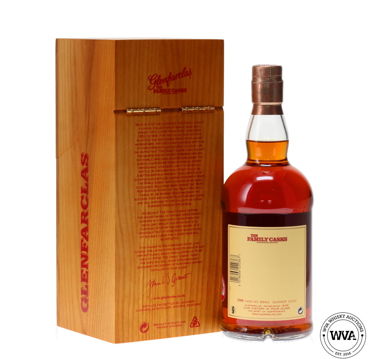 GLENFARCLAS 1988 FAMILY CASK #6862