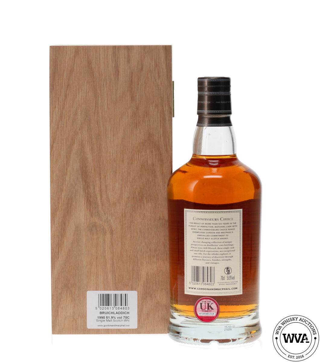 BRUICHLADDICH 30 YEAR OLD 1990 #3000 - CONNOISSEURS CHOICE