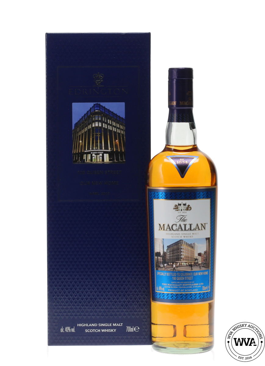 MACALLAN - WELCOME TO 100 QUEEN STREET - EDRINGTON