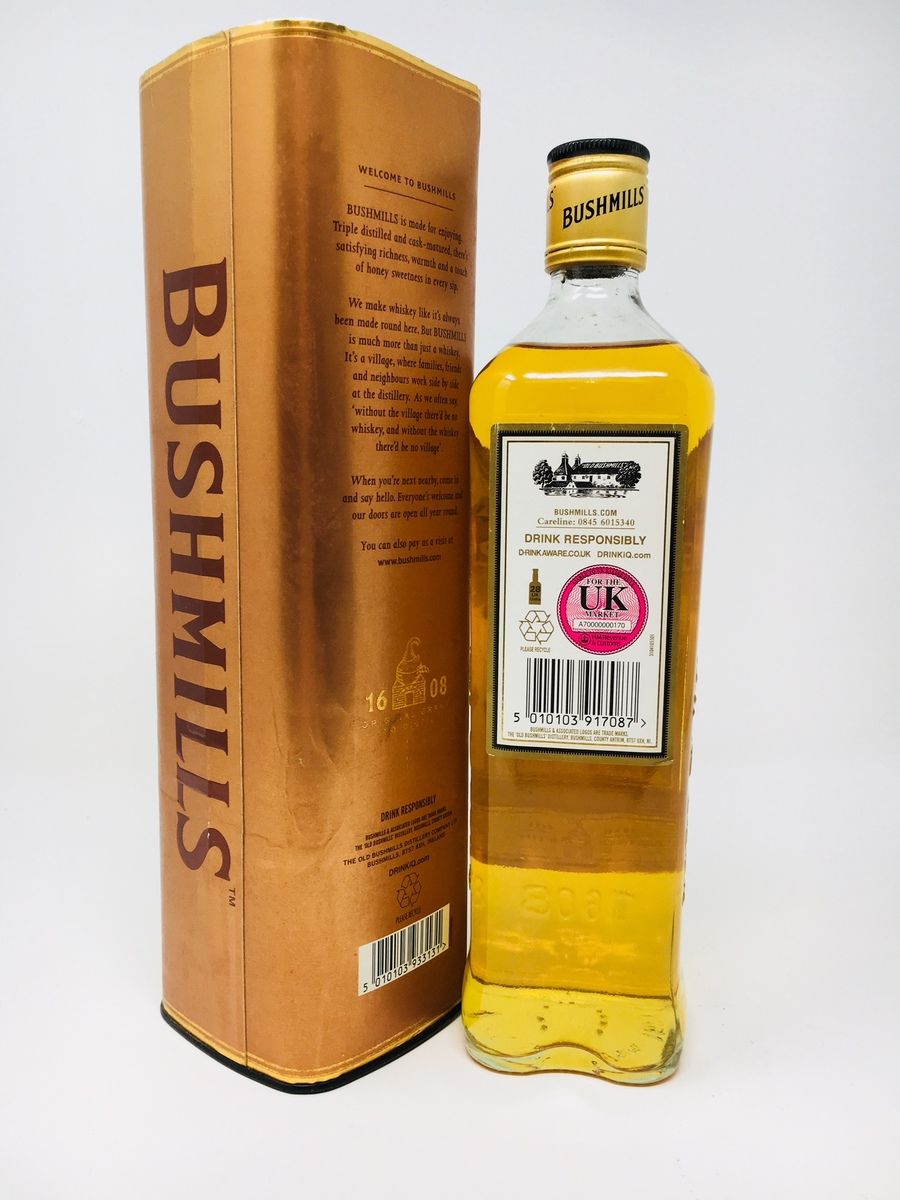LOT 2312 - BUSHMILLS 1608 BLENDED IRISH WHISKEY (NO RESERVE)