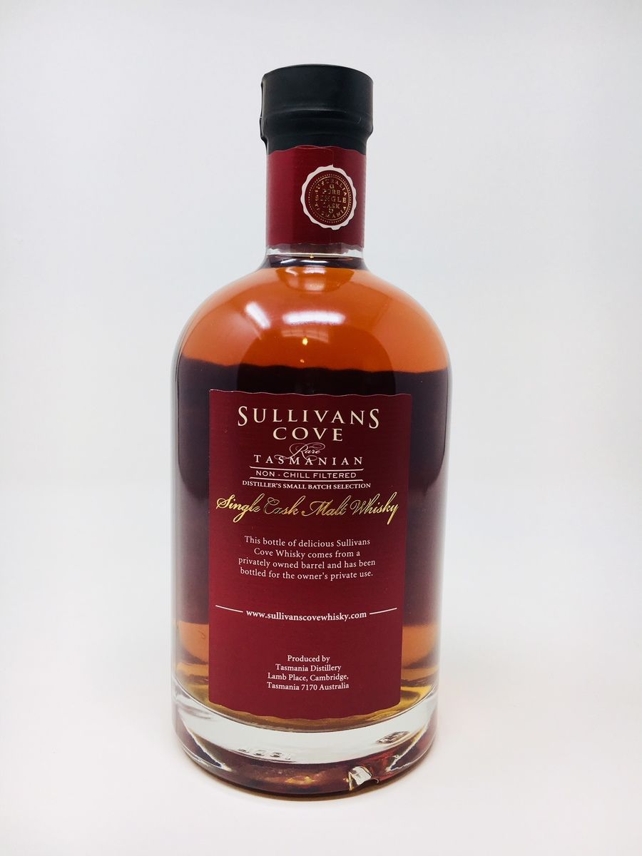 LOT 2318 - SULLIVANS COVE FRENCH OAK SINGLE CASK BOTTLE NUMBER 3 OF 35 (RESERVE PRICE £150.00)