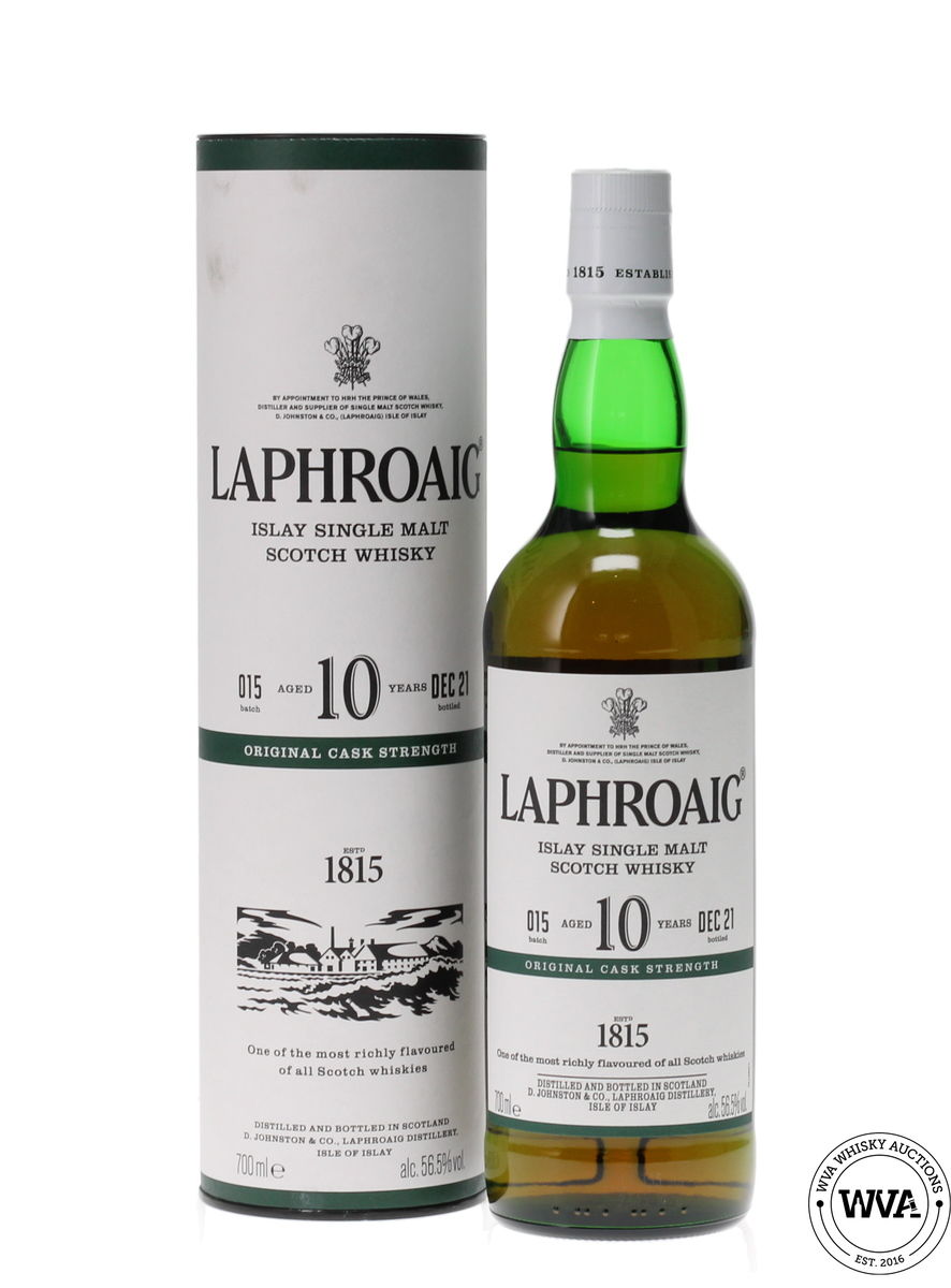 LAPHROAIG 10 YEAR OLD 2021 BATCH #015 ORIGINAL CASK STRENGTH