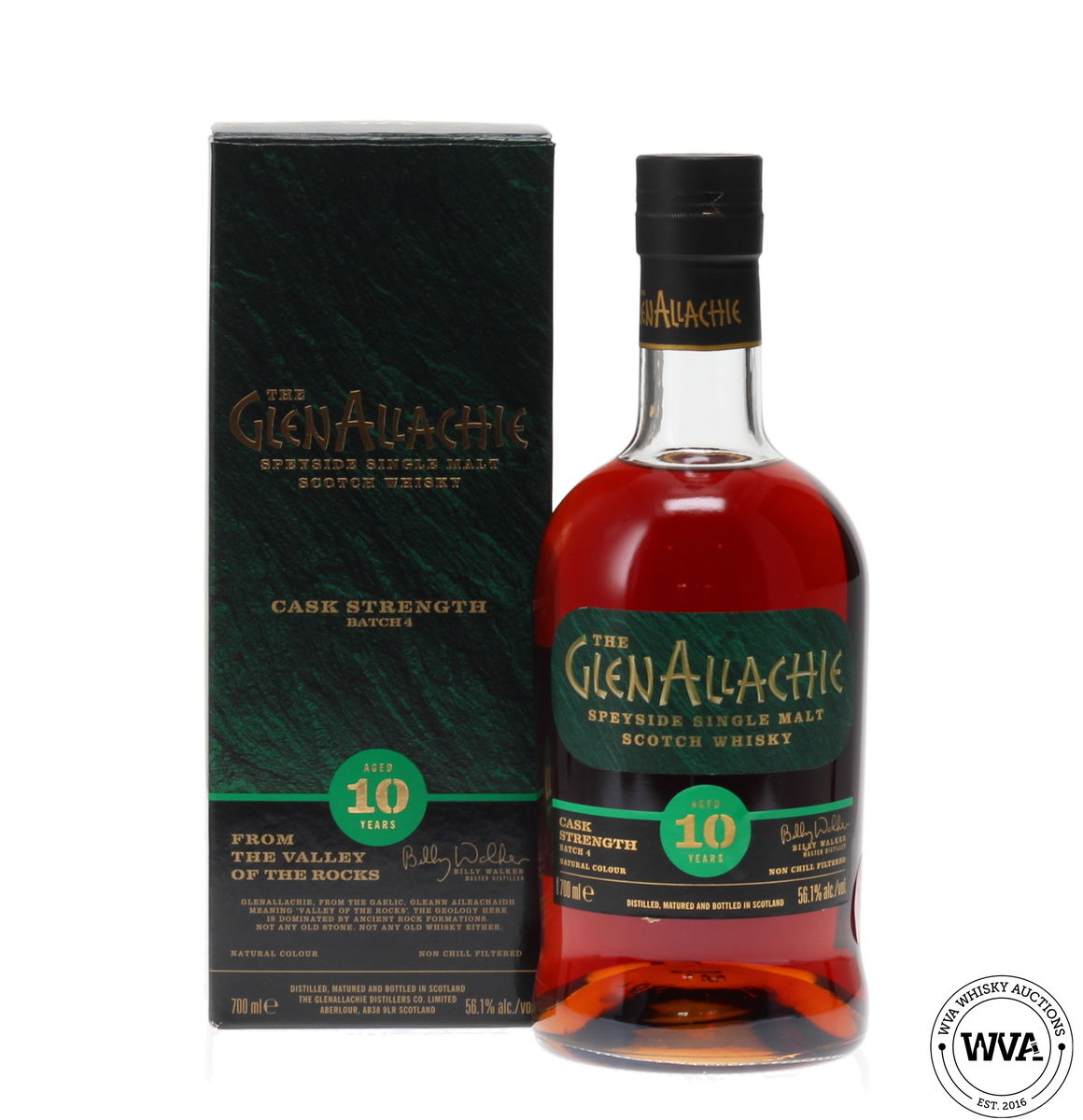 GLENALLACHIE 10 YEAR OLD CASK STRENGTH (BATCH 4)