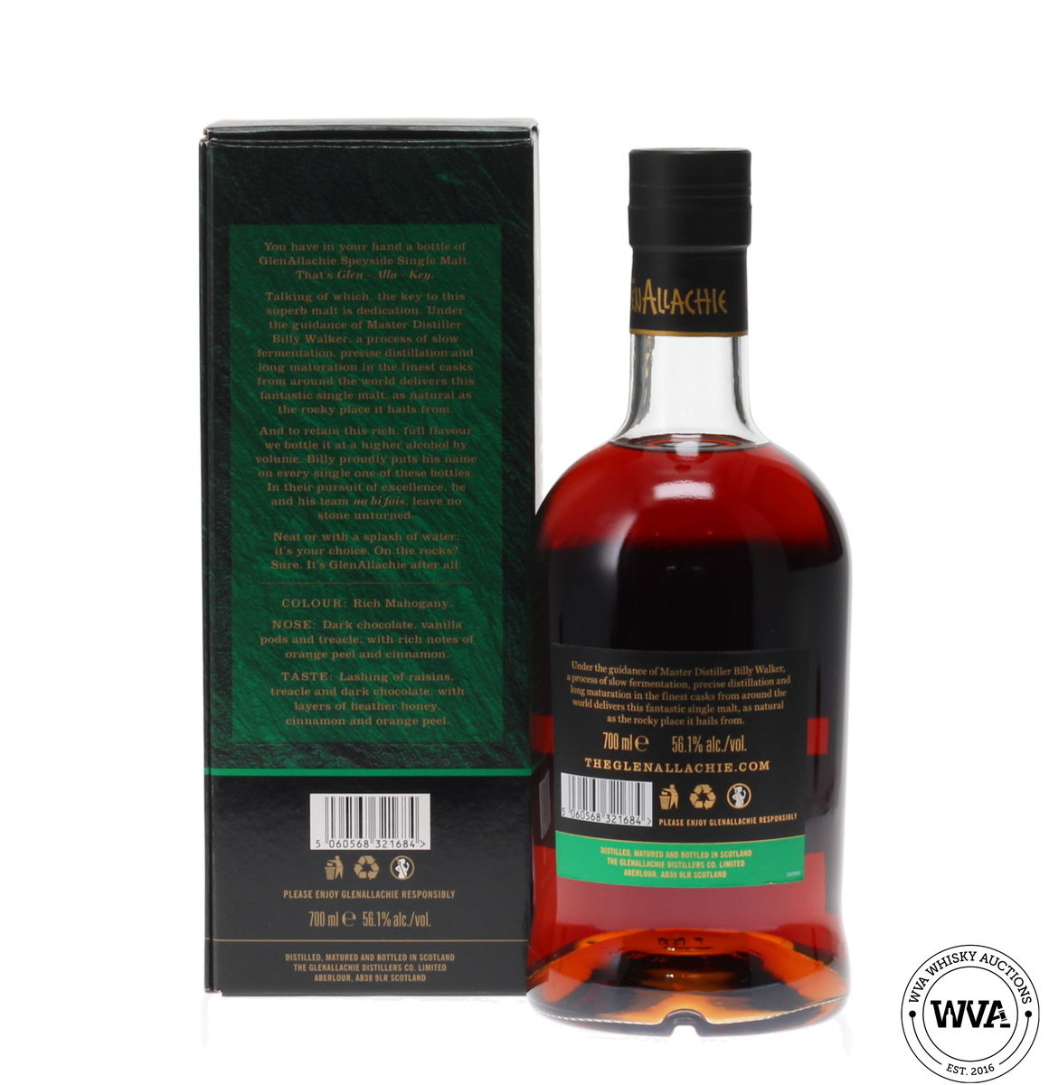 GLENALLACHIE 10 YEAR OLD CASK STRENGTH (BATCH 4)