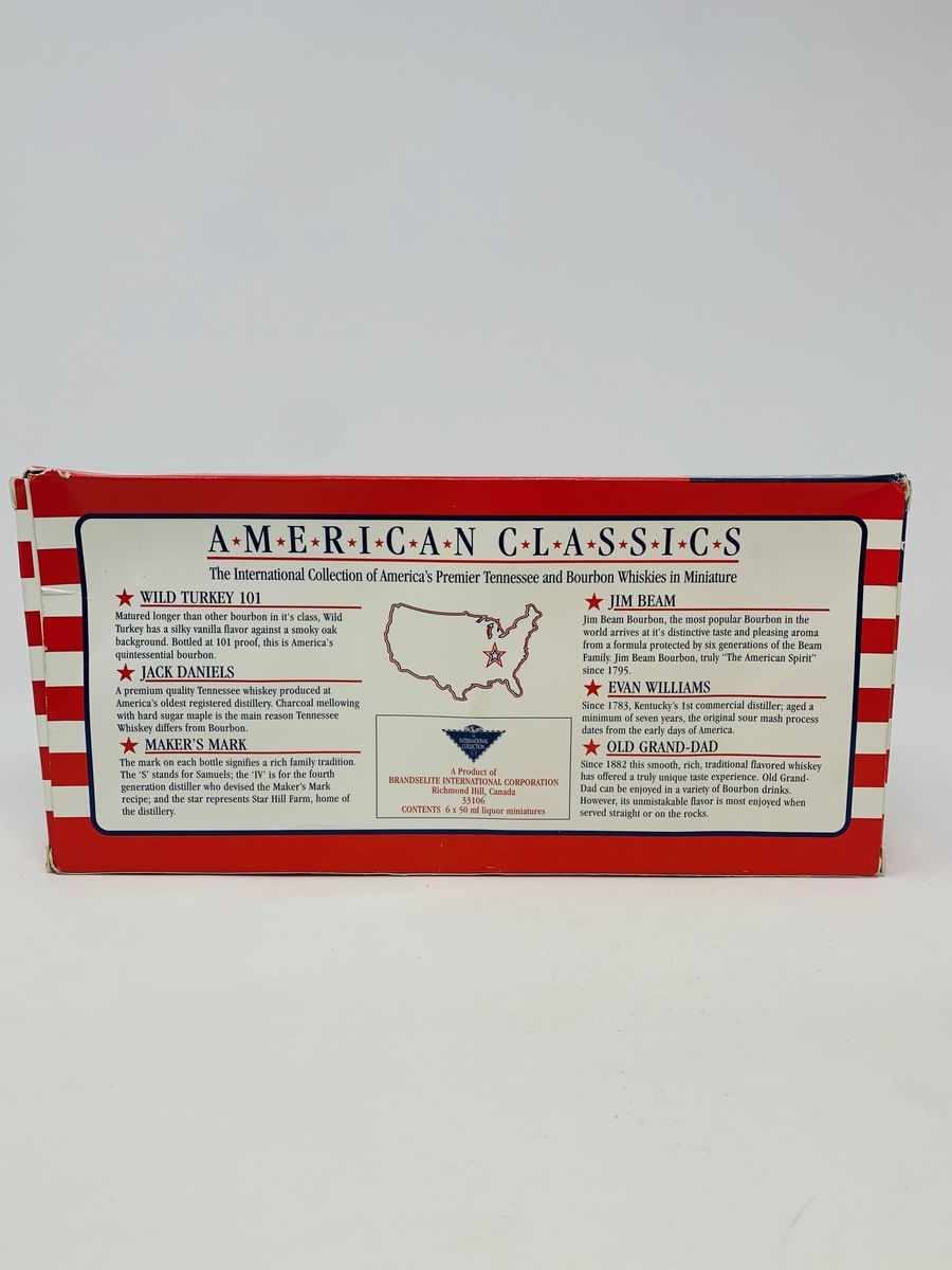 AMERICAN CLASSICS BOURBON WHISKIES MINIATURES