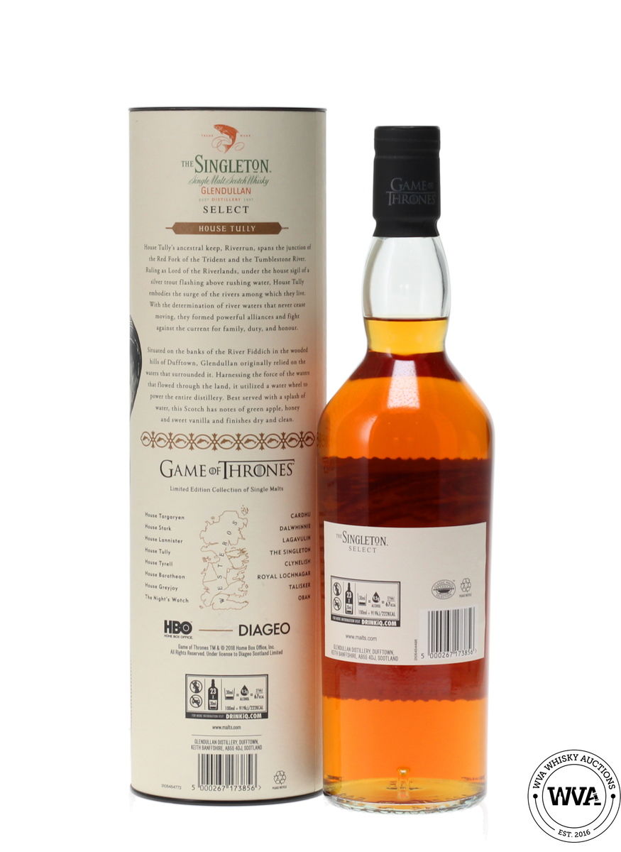 SINGLETON GLENDULLAN GAME OF THRONES HOUSE TULLY