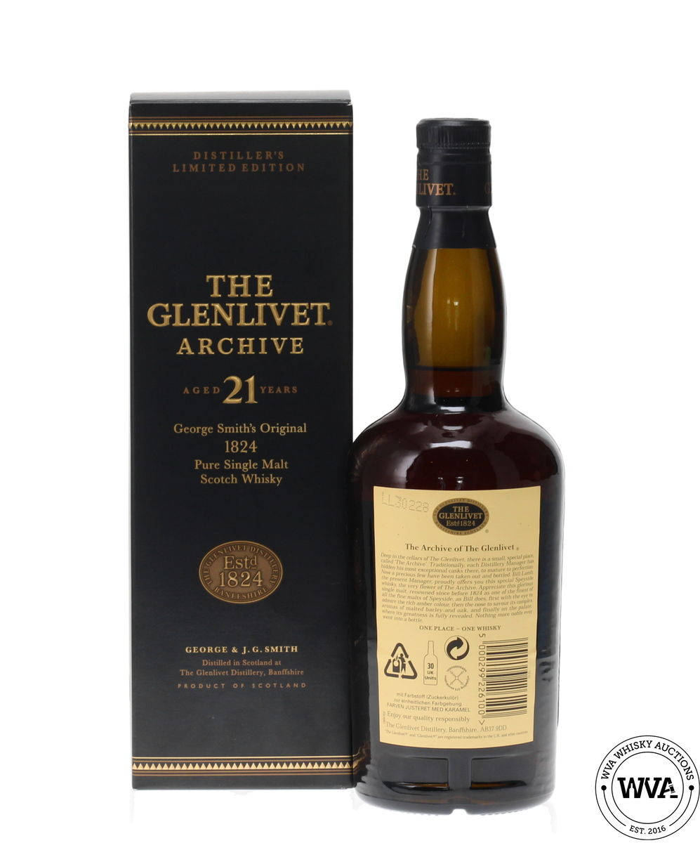 GLENLIVET 21 YEAR OLD ARCHIVE