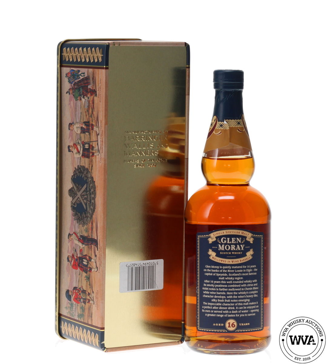 GLEN MORAY 16 YEAR OLD - THE QUEEN'S OWN CAMERON HIGHLANDERS
