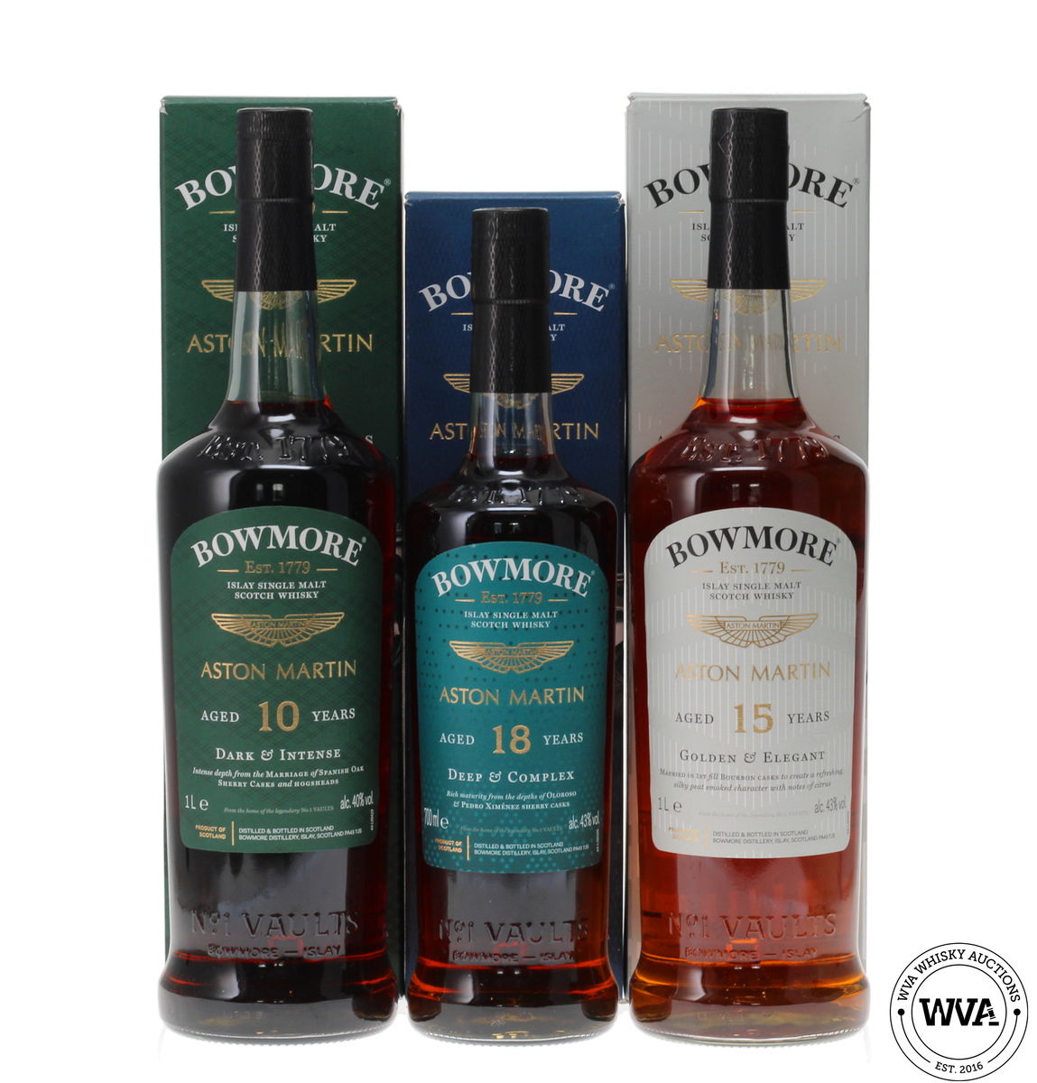 BOWMORE - ASTON MARTIN - EDITIONS 1,2 & 3