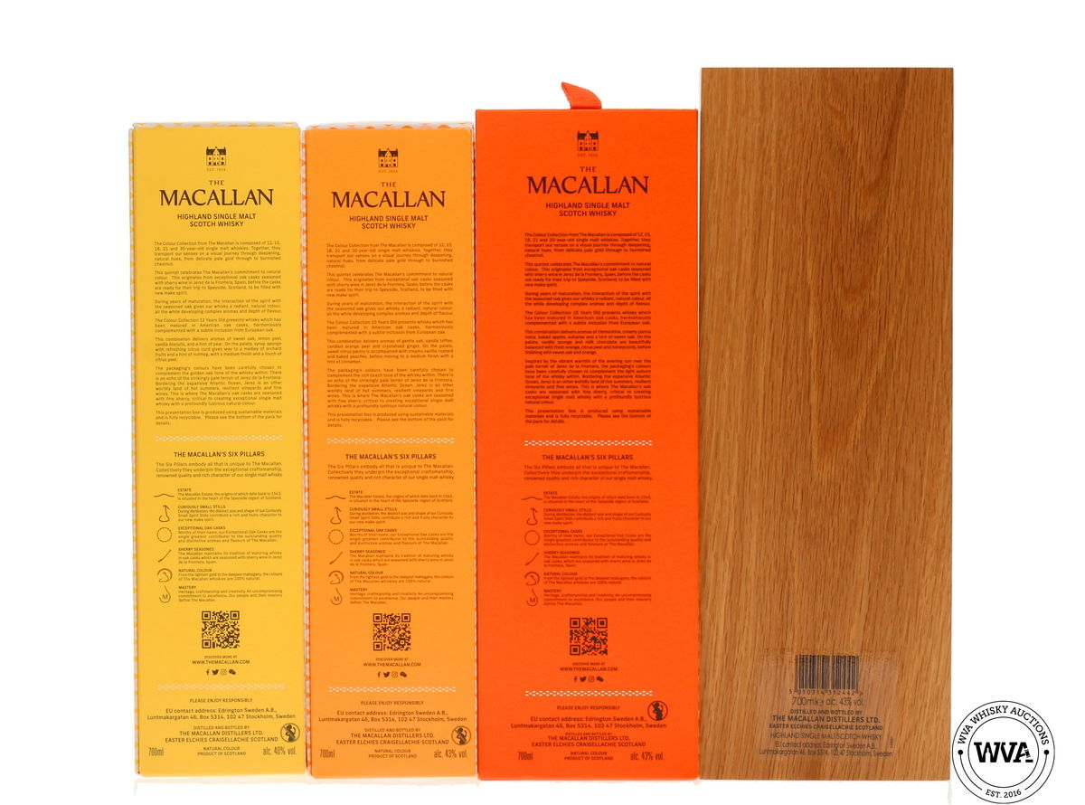 MACALLAN COLOUR COLLECTION (12-15-18-21)