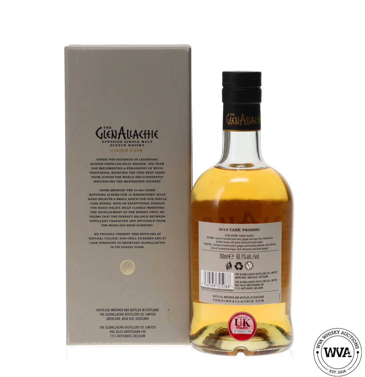 GLENALLACHIE 2012 SINGLE CASK 9 YEAR OLD UK EXCLUSIVE