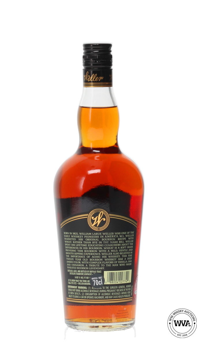 WILLIAM LARUE WELLER 12 YEAR OLD - THE ORIGINAL WHEATED BOURBON
