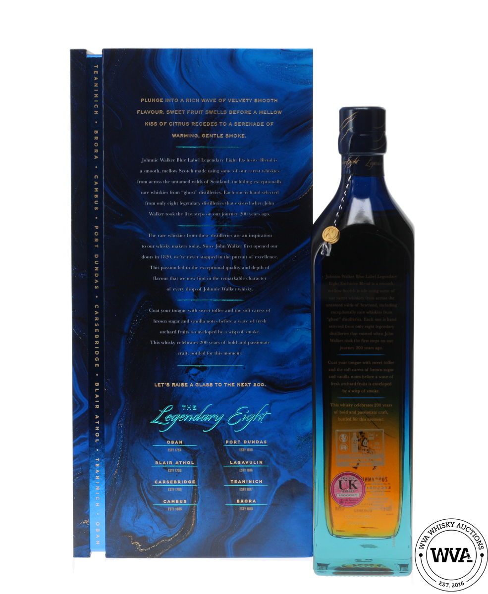 JOHNNIE WALKER BLUE LABEL LEGENDARY EIGHT 200TH ANNIVERSARY