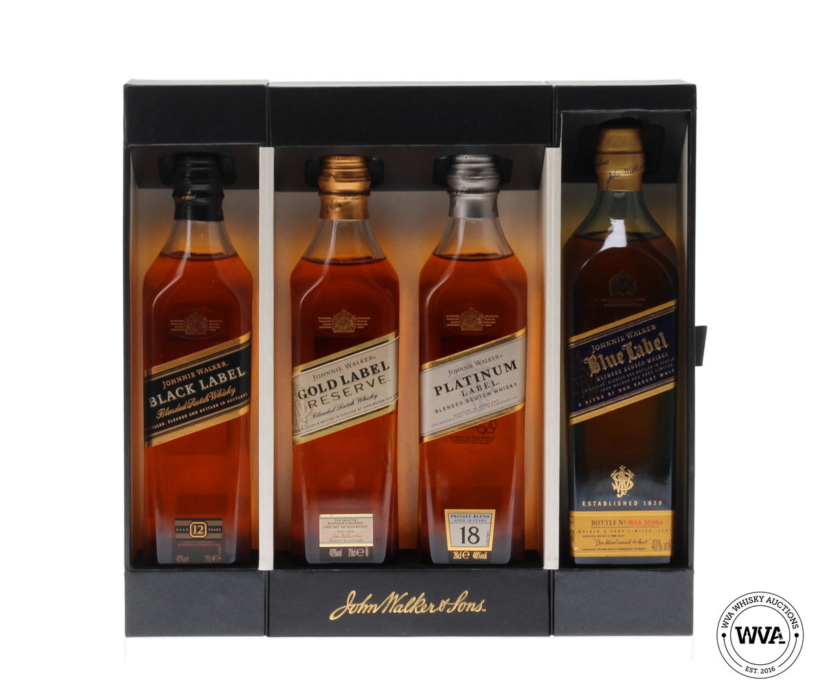 JOHNNIE WALKER COLLECTION 4x20cl