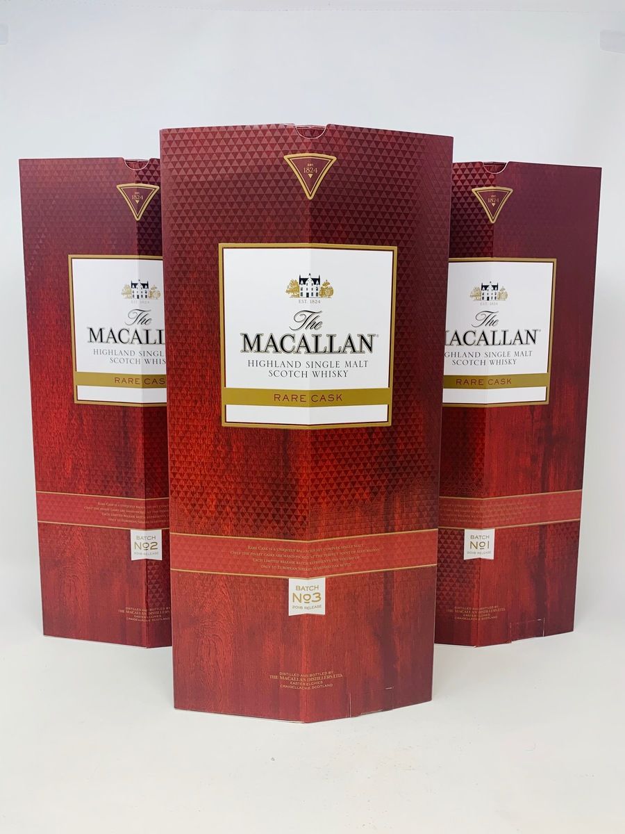 THE MACALLAN RARE CASK BATCH 1,2 & 3 