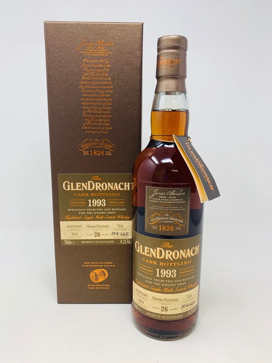 GLENDRONACH 26 YEAR OLD 1993 SINGLE CASK #7434