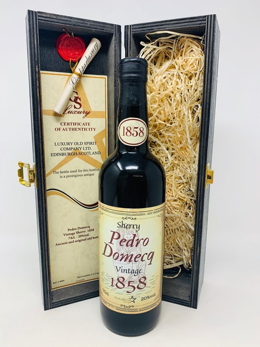 PEDRO DOMECQ 1858 VINTAGE SHERRY