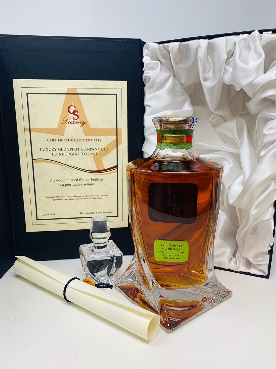 GLENLIVET 1906 CRYSTAL DECANTER
