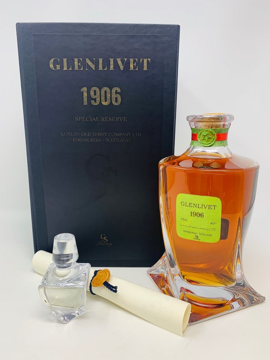 GLENLIVET 1906 CRYSTAL DECANTER